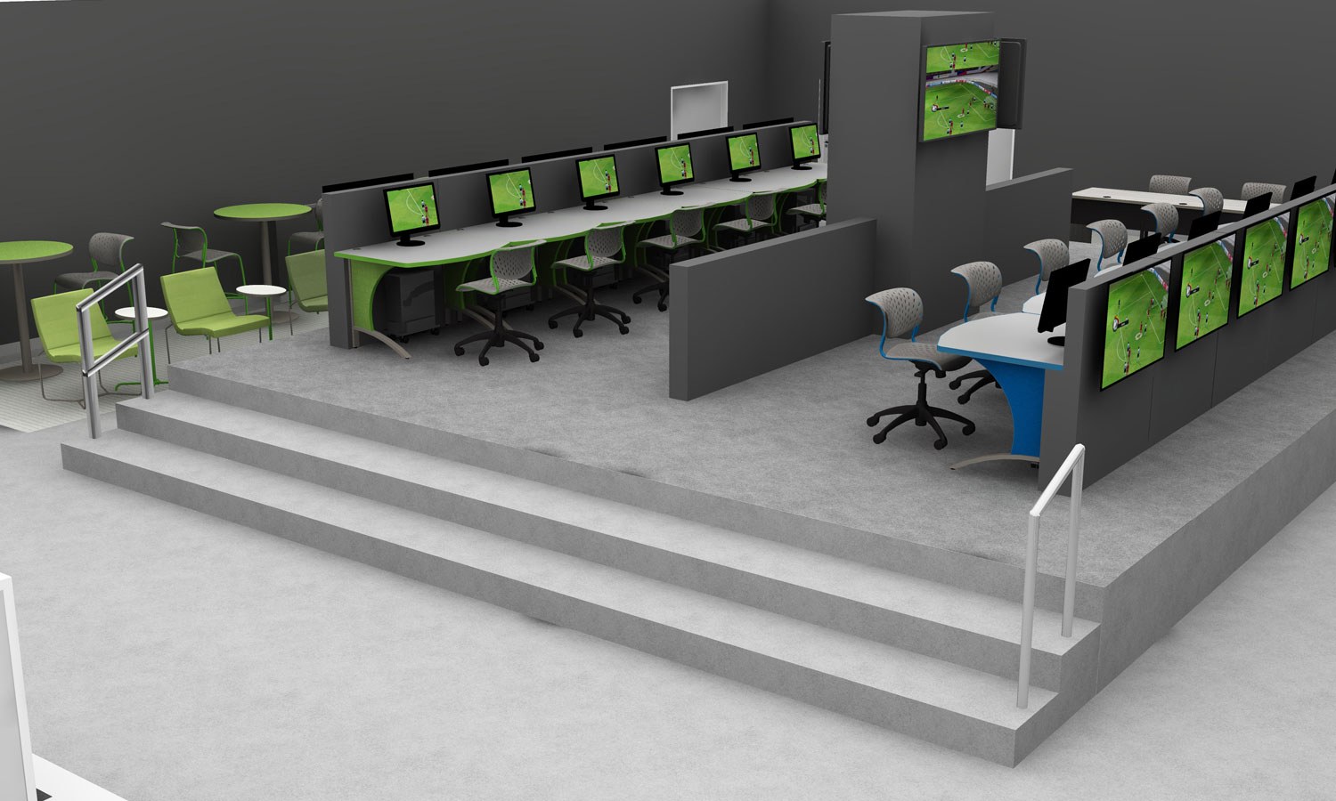 Empty Esports Room Esports Arena | mediatechnologies