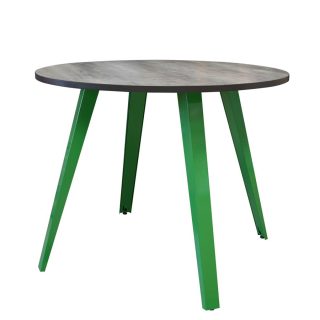 Zip Table Weathered Beamwood Lime Green